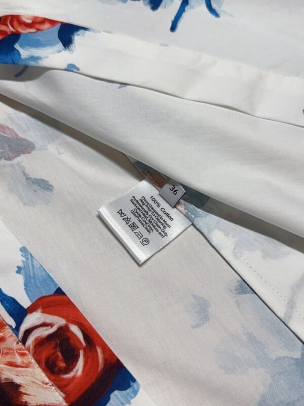 ERDEM Straight shoulder long sleeve dress