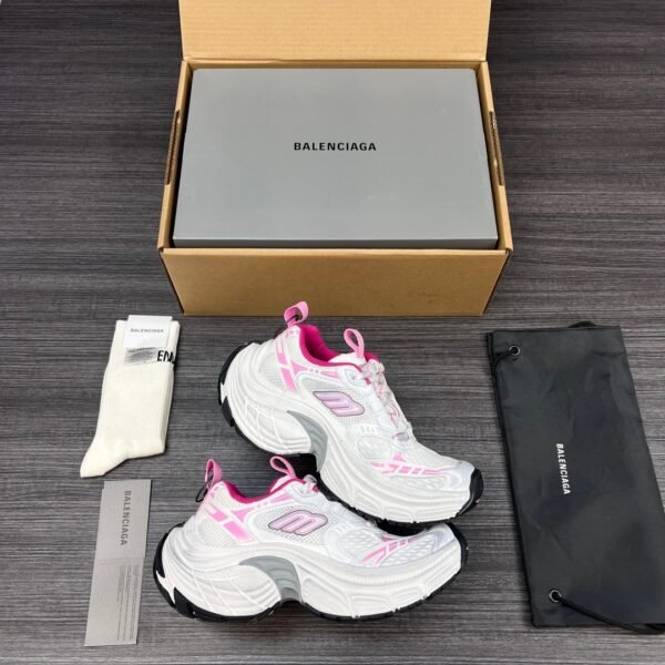 Balenciaga 6XL mismatched round toe lace-up chunky sneakers 1:1 Premium version