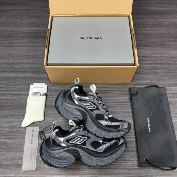 Balenciaga 6XL mismatched round toe lace-up chunky sneakers 1:1 Premium version