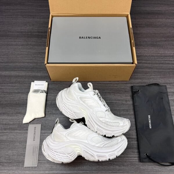 Balenciaga 6XL mismatched round toe lace-up chunky sneakers 1:1 Premium version