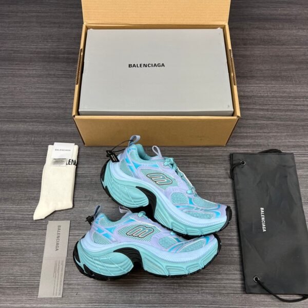 Balenciaga 6XL mismatched round toe lace-up chunky sneakers 1:1 Premium version