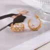 Dior New Letter CD Earrings