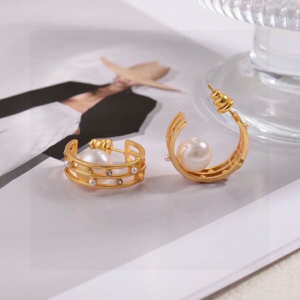 Dior New Letter CD Earrings