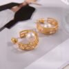 Dior New Letter CD Earrings