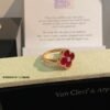 Van Cleef & Arpels four-leaf clover ring
