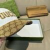 Gucci counter 1:1 baseball cap original canvas fabric + head layer cofskin