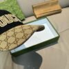 Gucci counter 1:1 baseball cap original canvas fabric + head layer cofskin