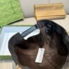 Gucci counter 1:1 baseball cap original canvas fabric + head layer cofskin