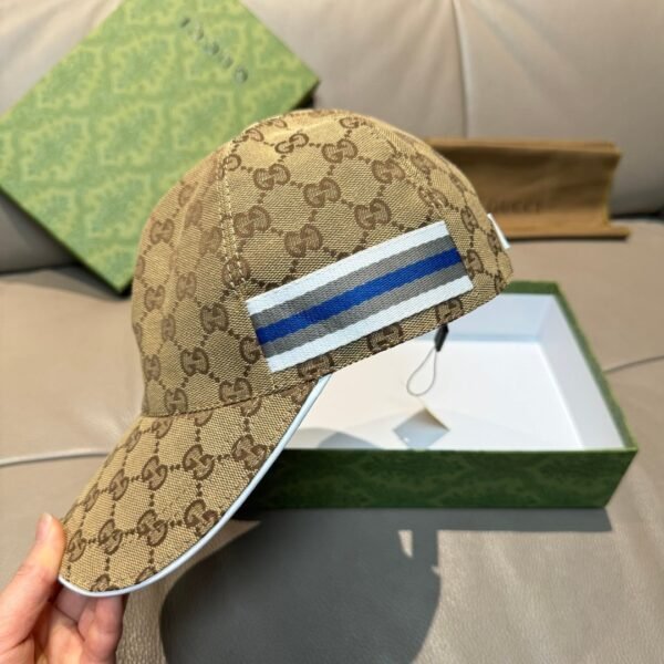 Gucci1:1 Baseball cap original canvas + first layer cowhide