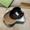 Gucci1:1 Baseball cap original canvas + first layer cowhide