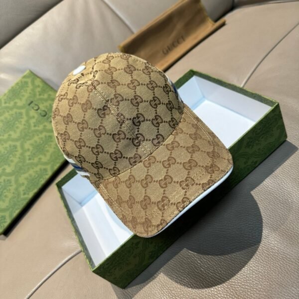 Gucci1:1 Baseball cap original canvas + first layer cowhide