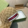 Gucci1:1 Baseball cap original canvas + first layer cowhide