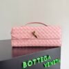 Bottega Veneta Andiamo Evening Clutch Premium Edition Pink 31*13*3cm