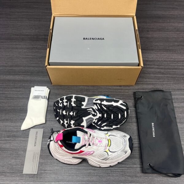 Balenciaga 6XL mismatched round toe lace-up chunky sneakers 1:1 Premium version