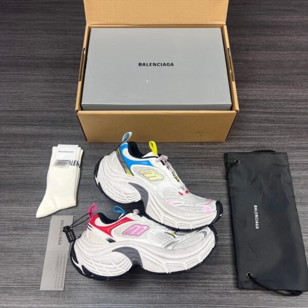 Balenciaga 6XL mismatched round toe lace-up chunky sneakers 1:1 Premium version
