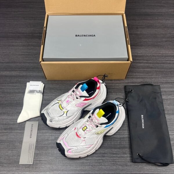 Balenciaga 6XL mismatched round toe lace-up chunky sneakers 1:1 Premium version