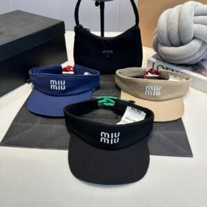 MIUMIU sports fitness hat pure cotton Sun hat