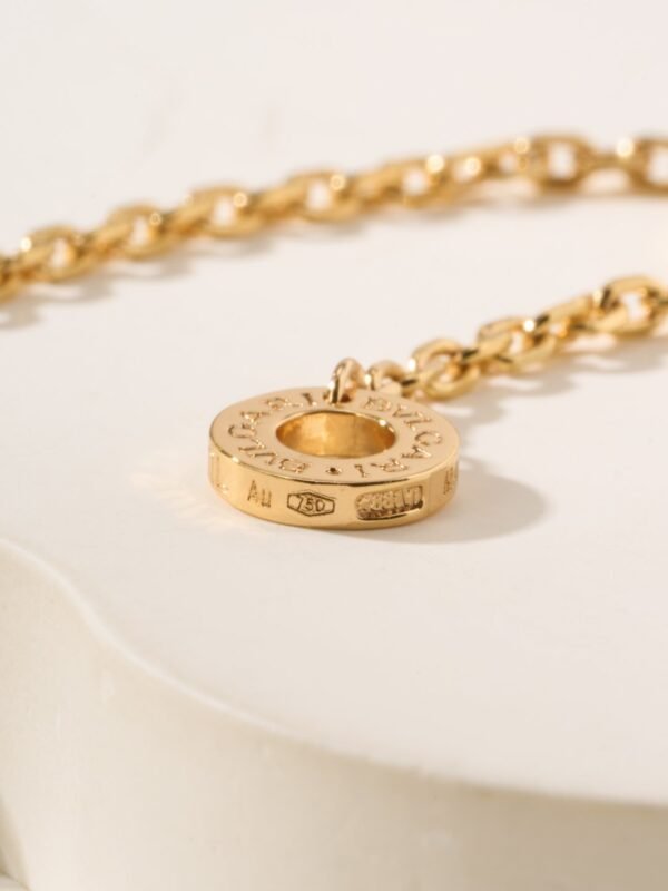 Bulgari snake bone necklace full of diamonds V gold material high quality necklace