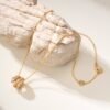 Bulgari snake bone necklace full of diamonds V gold material high quality necklace