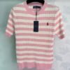 Ralph Lauren pony polo T-shirt striped knitted short sleeves Premium