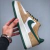 Nike Air Force 1’07 Low White Brown Green Air Force One Low-top Casual Sneakers