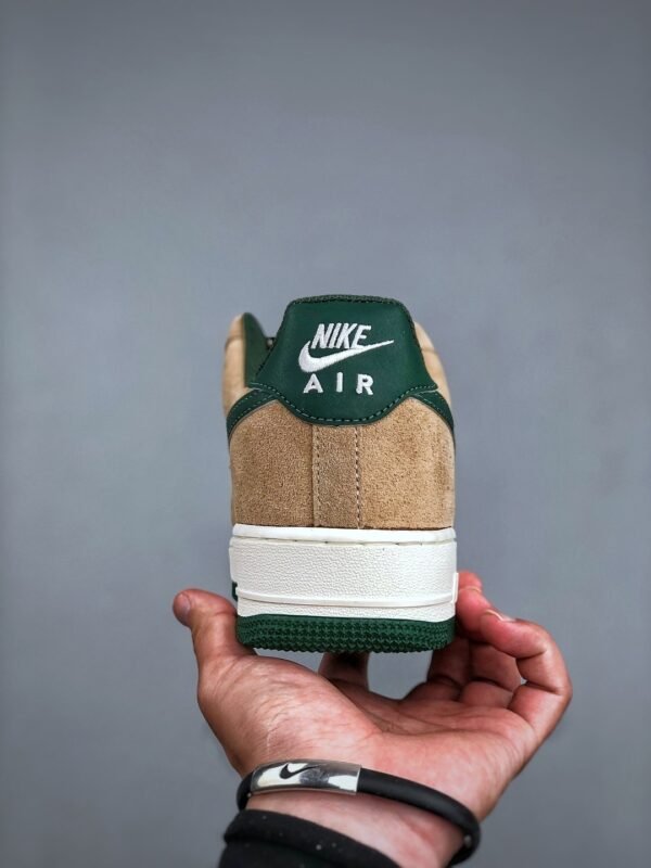 Nike Air Force 1’07 Low White Brown Green Air Force One Low-top Casual Sneakers