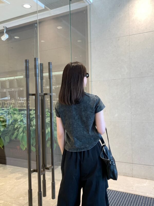 Alexander Wang Shiny crew neck T-shirt