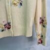 2025 Early Autumn Latest Series Round Neck Floral Knitted Cardigan High Quality Clothing