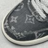 Nike & Louis Vuitton Joint Black Denim Air Force One Low-Top Casual Sneakers