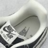 Nike & Louis Vuitton Joint Black Denim Air Force One Low-Top Casual Sneakers