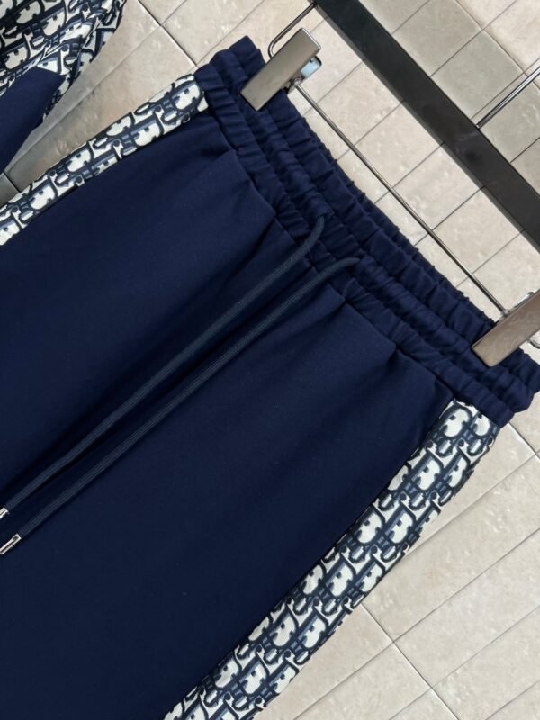 DIOR autumn new casual hooded sweatshirt + drawstring casual pants set high-quality clothing