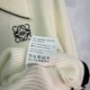 Loewe 2025 early autumn new embroidered totem logo lapel long-sleeved cardigan