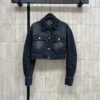 DIOR 25 early autumn new denim short jacket high quality jacket