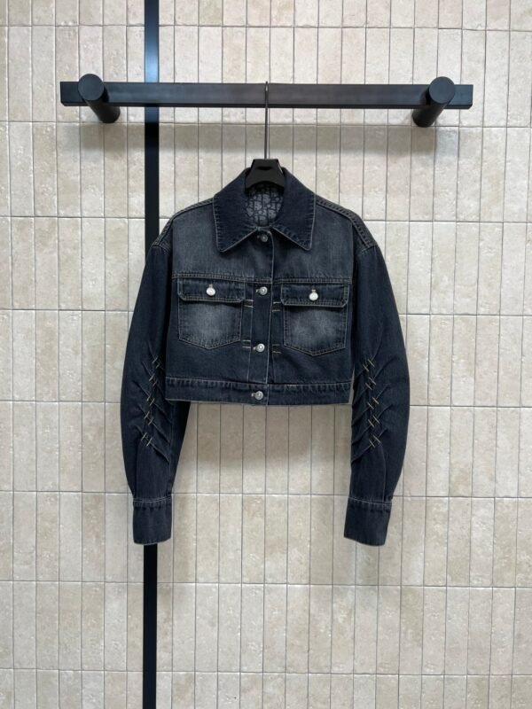 DIOR 25 early autumn new denim short jacket high quality jacket