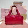 MIUMIU new underarm bowling bag made of soft calfskin material, high-end version, size: 28x15x13cm
