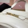 MIUMIU new underarm bowling bag made of soft calfskin material, high-end version, size: 28x15x13cm