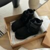 UGG autumn and winter new products height increase thick bottom double Velcro short boots pure wool