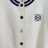 Loewe new autumn knitted cardigan classic logo embroidery soft and comfortable high-quality clothing