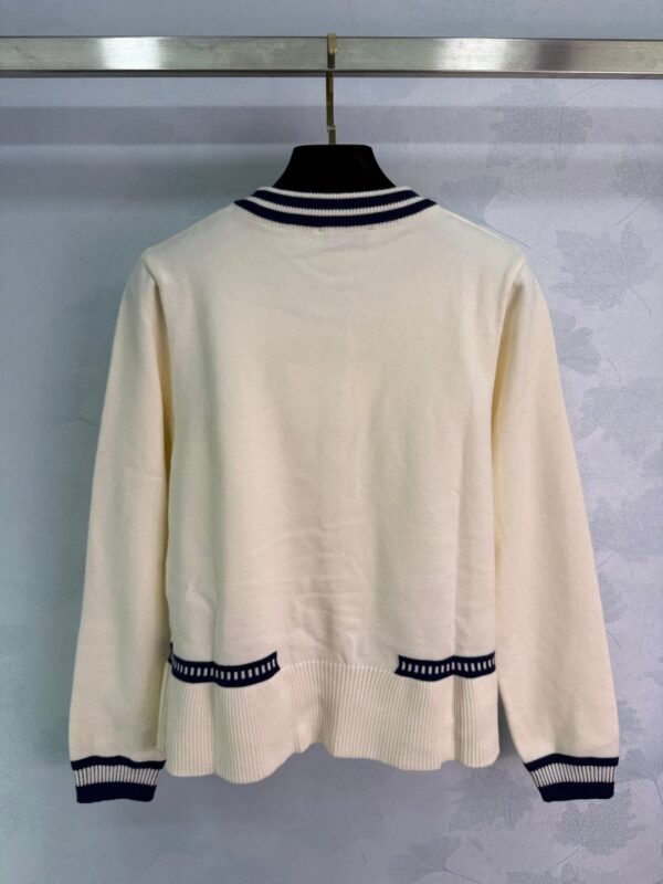Loewe new autumn knitted cardigan classic logo embroidery soft and comfortable high-quality clothing
