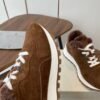 Brunello Cucinelli New wool casual shoes upper suede material lining wool material high-end version
