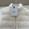 Moncler stand collar long sleeve knitted sleeve 90% white goose down down jacket