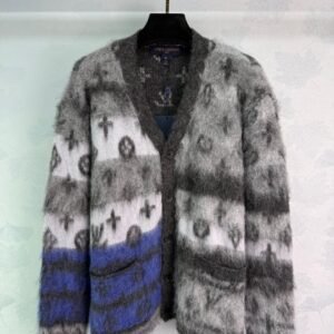 Louis Vuitton 2025 Early Autumn New Mohair Knitted Cardigan High-quality clothing