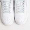 Nike & Louis Vuitton joint casual shoes white and gray stitching denim hook shoes Premium version