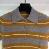 miumiu new lapel polo collar knitted short sleeves High-quality