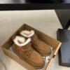 UGG New Autumn/Winter Men’s Lace-up G-Letter Wool Ankle Boots with Wool Lining