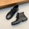 Hermès high-top casual sneakers made of calfskin leather