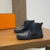 Hermès high-top casual sneakers made of calfskin leather