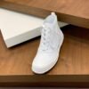Hermès high-top casual sneakers made of calfskin leather