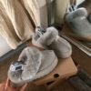 UGG autumn and winter new three-wear wool slippers sole thickness 4cm Wool material