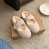 UGG New winter Mary Jane velvet shoes with wool lining